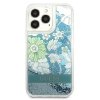 Guess GUHCP13XLFLSN iPhone 13 Pro Max 6,7 zielony/green hardcase Flower Liquid Glitter
